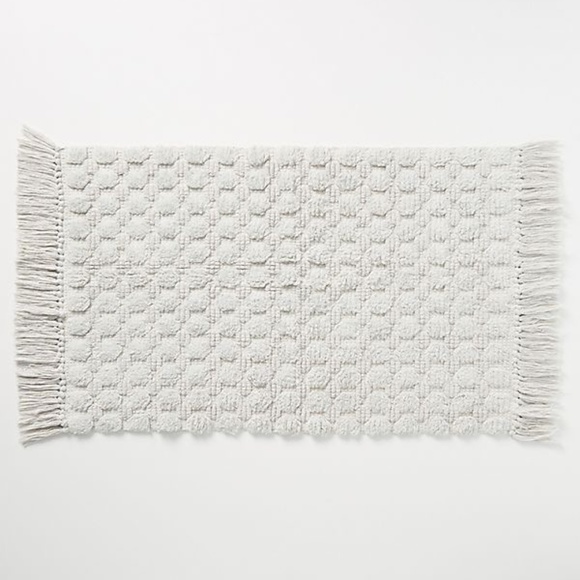 Anthropologie Other - Anthropologie Handwoven Hayleigh Gray Bath Mat